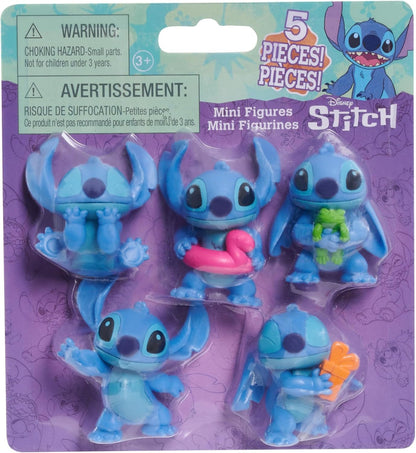 Stitch 5 Pack Value Figures, Kids Toys for Ages 3 Up by Just Play