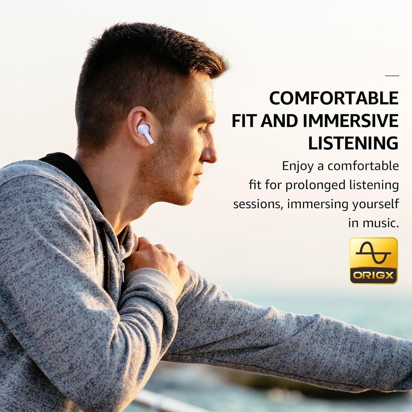 TOZO New E2 Wireless Earbuds with Call Noise Cancellation,App Customize 32 EQs,10mm Drivers with Powerful Bass,30H Playtime,2 Mics for Clear Calls,Bluetooth 5.3 Headphones,Comfort Fit in-Ear Headset