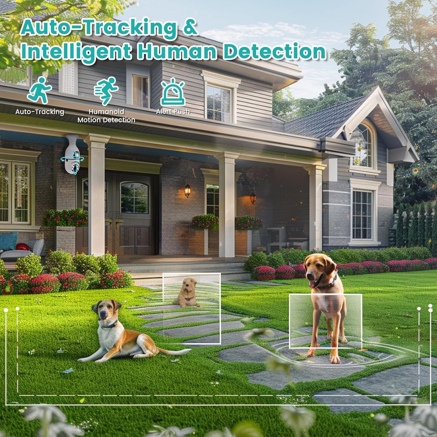 NWpangu E27 Socket Security Camera, HD WiFi Light Bulb Camera with Night Vision, 2-Way Audio, Motion Detection, Use for Indoor/Outdoor Home Security