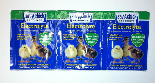 Sav-A-Caf Sav-A-Chick Electrolyte & Vitamin Supplement - 3 Pack/.25oz.