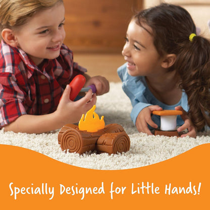 Learning Resources New Sprouts Camp Out!, Imaginative Play, Camping Toy, 11 Pieces, Ages 2+