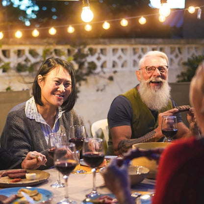 Monster Smart 40ft Bistro+ Patio String Light, Unique Multi-Color/LED Lighting, Indoor/Outdoor, Waterproof, Customizable Via Downloadable App, Compatible with Alexa/Google Assistant/Siri