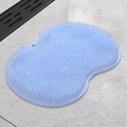 Shower Foot Scrubber Mat, Non-Slip Bath Wash Pad, Quick-Dry Feet Scrubber for Bathroom, Bathtub, Hotel, Poolside, Foot Care Cleaning Tool, Showers Essential, Blue/Pink/Green
