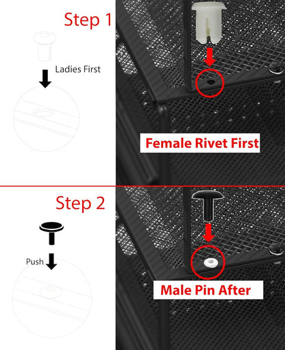SimpleHouseware Desk File Organizer for Office Stationery with Sliding Drawer, Double Tray, Pencil Holder, and 5 Upright Sections, Black