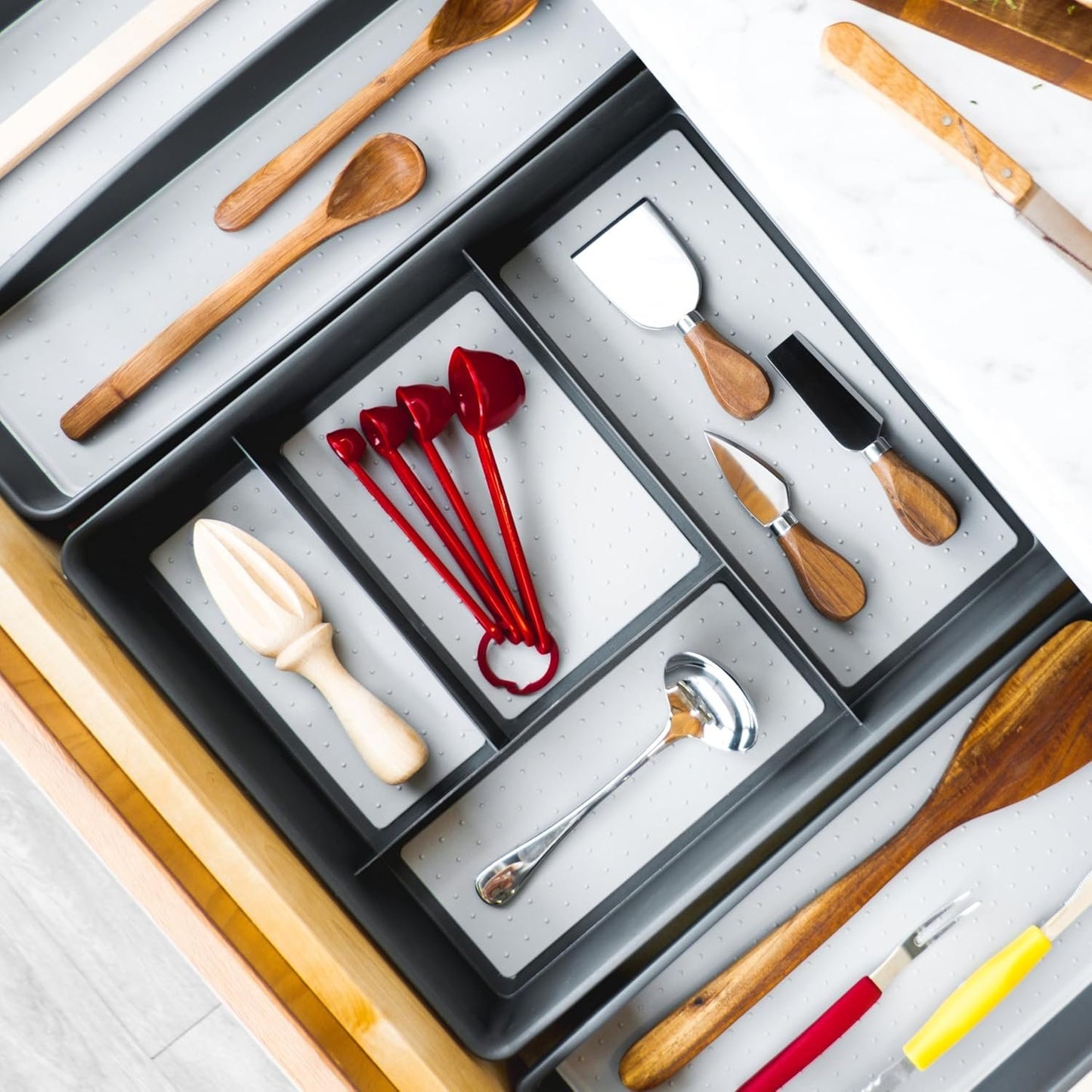 Madesmart Junk Drawer Organizer 2, Granite