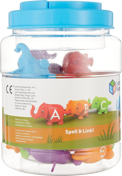 Learning Resources Snap-n-Learn ABC Elephants, Educational Toys, Alphabet Elephant Toy, Ages 2+