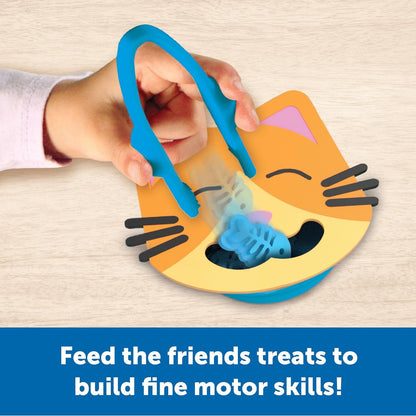 Learning Resources Fine Motor Feeding Friends, 39 Pieces, Ages 3+, Toddler Toys, Montessori Toys, Preschool Learning Activities