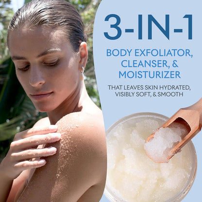 SEACRET Body Scrub - Salt & Oil Body Exfoliator with Dead Sea Minerals and Essential Oils, Scented 14.1 FL.OZ.