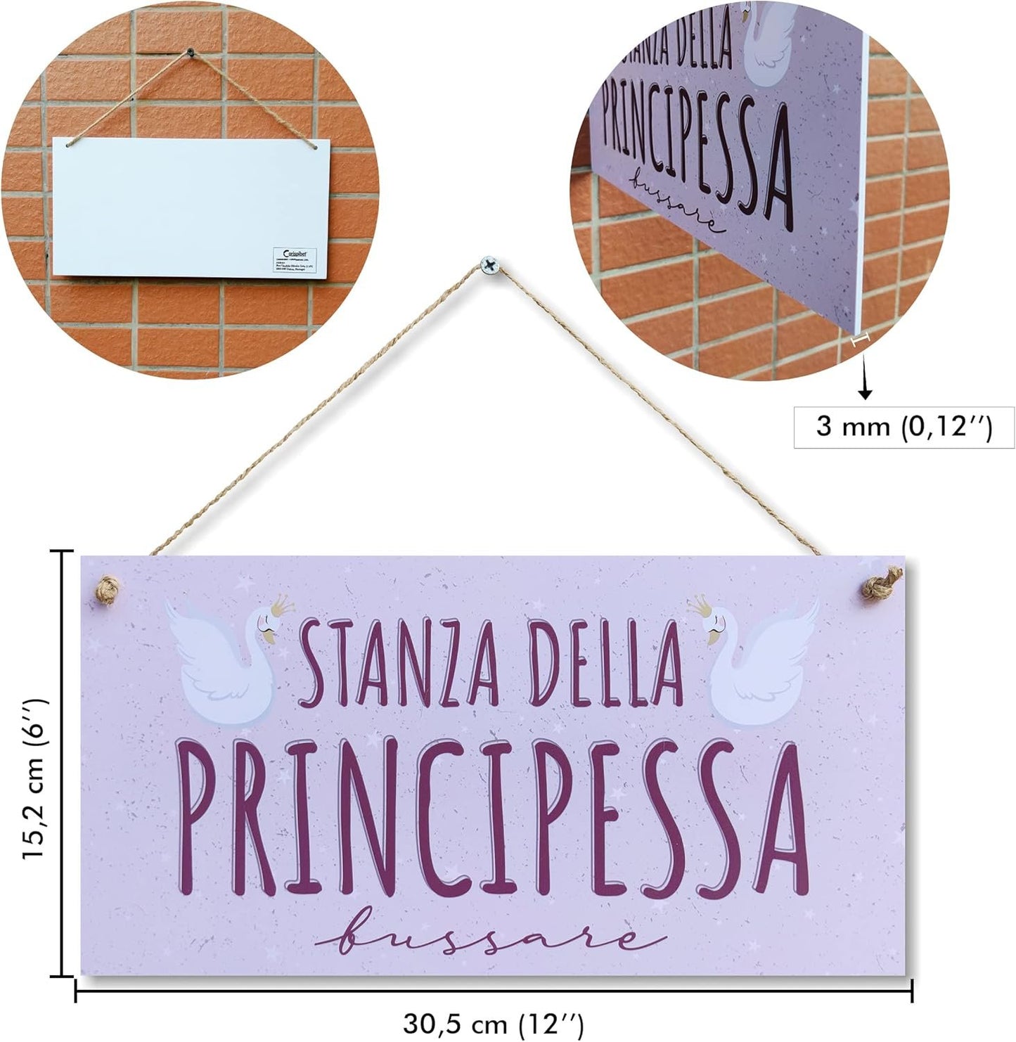CARISPIBET Princess Room | Home Signs Plaques Decorative Home Decor 15x30