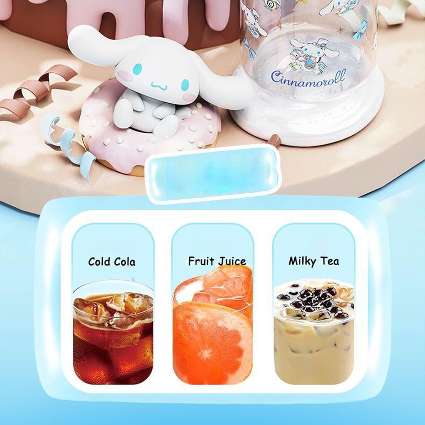 Roffatide Cartoon Kuromi Plastic Cup Bottle Portable Tumblers Travel Mugs Plastic Shaker Bottle Direct Drinking Cup Water Track Bottle Portable Leakproof Water