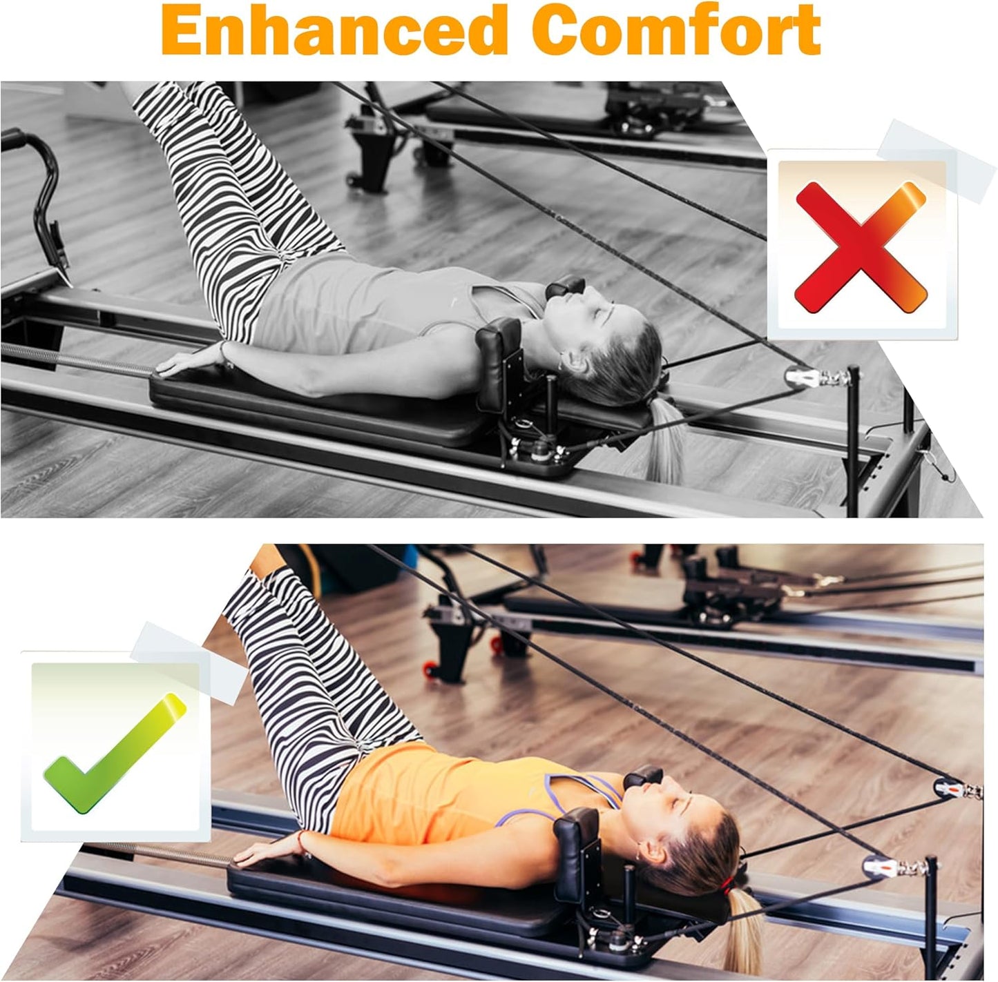Drunhan Pilates Shaper Head and Neck Support Pillow, Pilates Additional Accessories, Suitable for Pilates Workout for Home Gym
