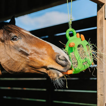 Horsemen's Pride Jolly Hay Ball Stall Toy for Horses, Green