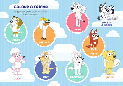 Penguin Bluey Time To Play A Sticker Activity Book - Paperback - 05 November 2019