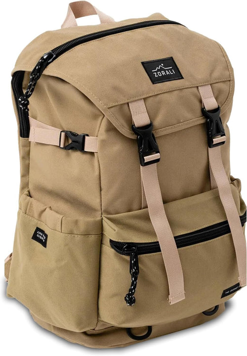 ZORALI Escapade Travel Backpack 30L â€“ Durable Carry On Backpack for Men & Women, Sustainably Designed Hiking Backpack, Waterproof Outdoor Sports Rucksack & Casual Daypack â€“ Travel Essentials