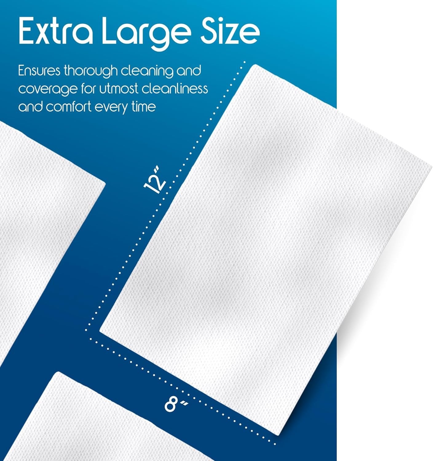 Inspire Adult Wet Wipes, Adult Wash Cloths, Adult Wipes for Incontinence & Cleansing for Elderly, 8"x12" (200 count)