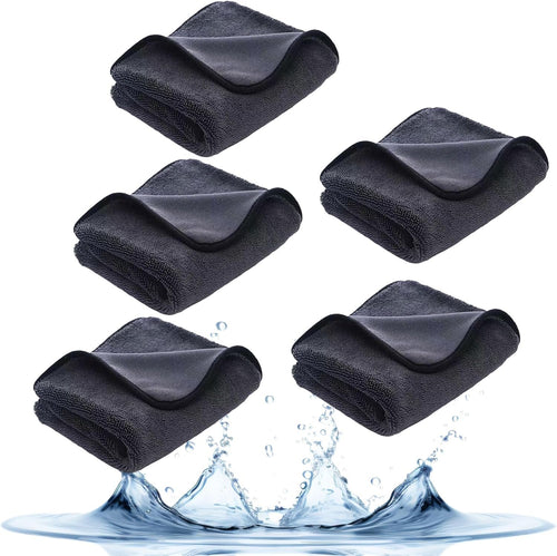 Magicwipe Bathroom Drying Cloth, Streak Free Microfiber Magic Cleaning Wipes, Thickened Magic Cleaning ClothShower for Car Detailing, Kitchen, Window Clean Cloth (5, 40 * 60cm)