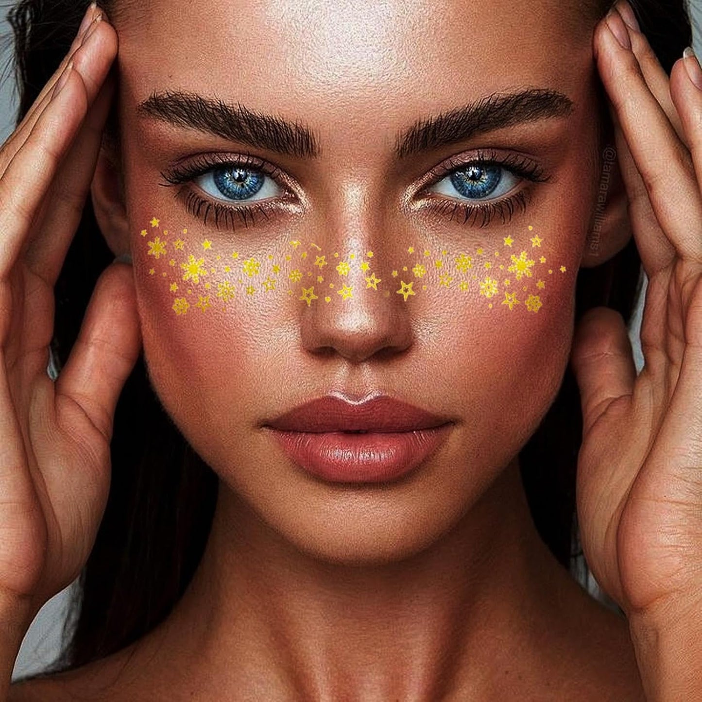 Face Glitter Stickers - Waterproof Face Jewels for Makeup, Freckles Decorations, Temporary Stickers for Concerts, Festivals, and Special Occasions, Easy-to-Apply Festival Makeup Accessories