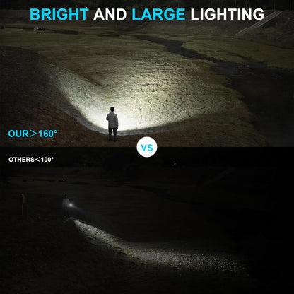 WUBEN C3 LED Torch Rechargeable,1200 High Lumens Flashlight,6 Modes Handheld Torches,IP68 Waterproof Tactical Torch for Camping, Home,Hiking,Outdoor,Inspection,Emergency