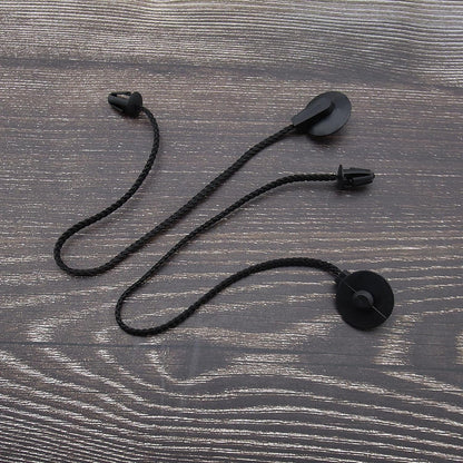 SING F LTD 2pcs Parcel Shelf String Rear Trunk Storage Bag Tray Straps Plastic CV6Z5846538A Compatible with MK3 Hatchback 2012-2018 Black