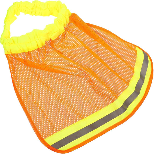 Baluue Reflective Hard Hat Neck Shade Sun Visor Cover for Construction Workers Lightweight Sun Shade with Mesh Design for Enhanced Breathability and Safety