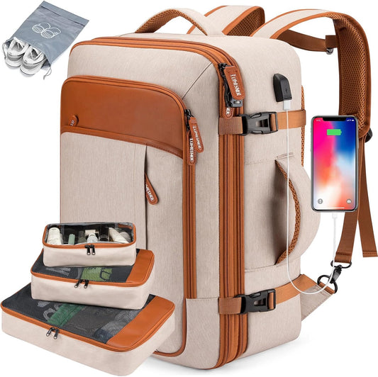 Lumesner Carry on Backpack, Extra Large 40L Flight Approved Travel Backpack for Men & Women