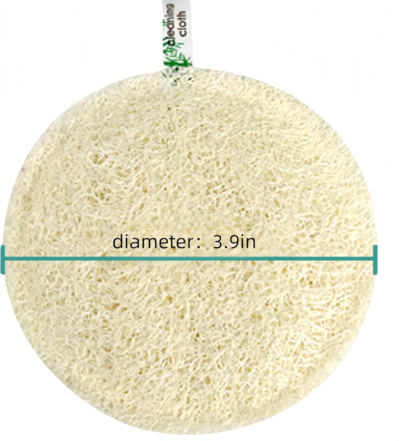 Natural Loofah Sponges for Dishes,Loofah Kitchen Scrubber,Odor-Free Biodegradable, Eco Friendly Dishwashing Sponge Natural for Kitchen Cleaning and Scrubbing(2Pcs) (Rotundity)