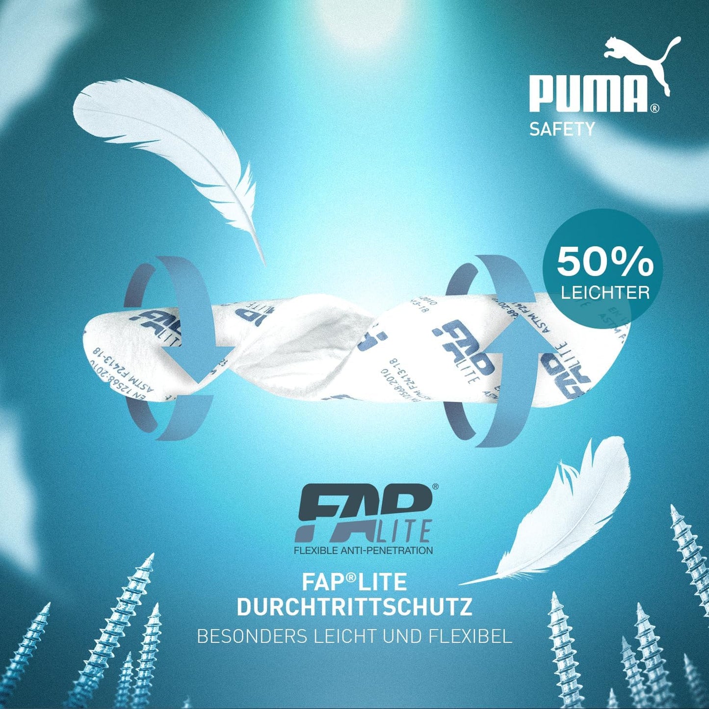 PUMA Safety Frontside Low S1P ESD HRO SRC Safety Shoes, Fiberglass Hood, Anti-Slip, Heat Resistant, Metal-Free, Mens