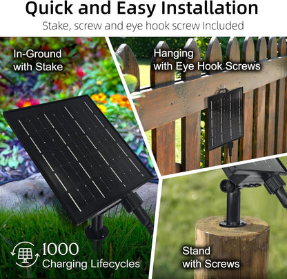 15M Solar Festoon Lights Outdoor, 2700K Warm White Solar Powered String Lights with 2400mAh Battery, 15+1 S14 Festoon Light for Patio Backyard Balcony Gazebo Party Carport