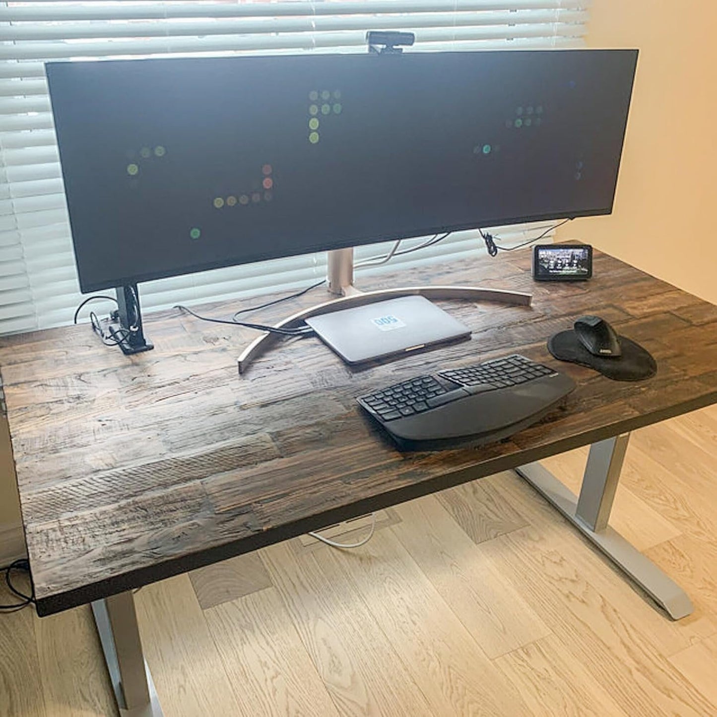 C-Mall Real Wood Reclaimed Elm Table Top (60x30)-L8