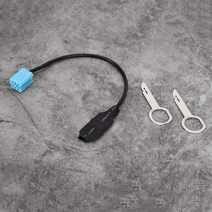 Akozon Car Bluetooth Audio Adapter Accessories Radio Stereo Suitable for Mito/Giulietta/Brera, Electronic Accessories Bluetooth Music Adapter Bluemusic for Giulietta