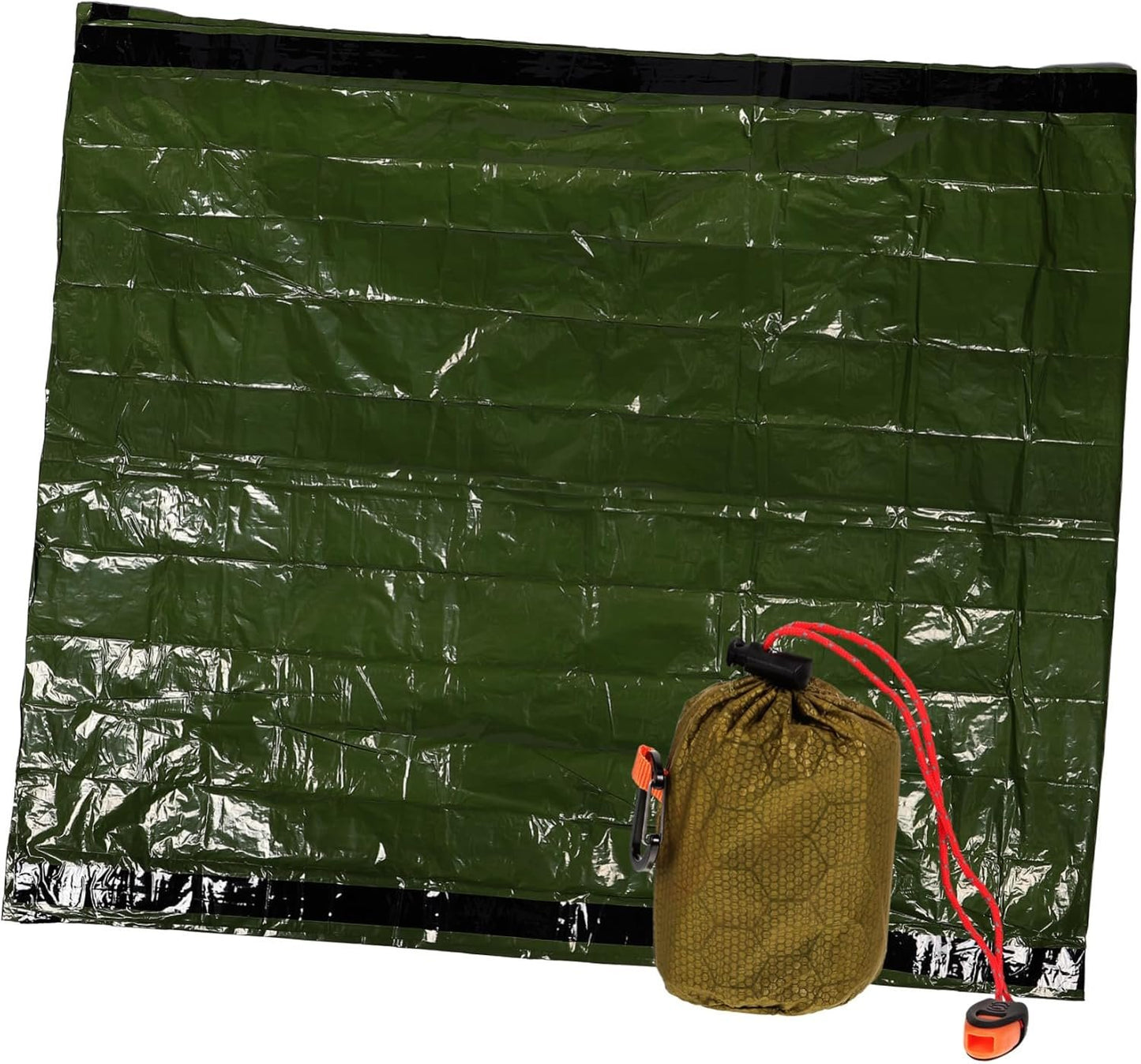 BESPORTBLE 1 Set Warm Blanket Tent Sleep Sack Survival Backpack Hiking Supplies Emergency Bag Outdoor Camping Supply Camping Gear Emergency Supplies Aluminum Film