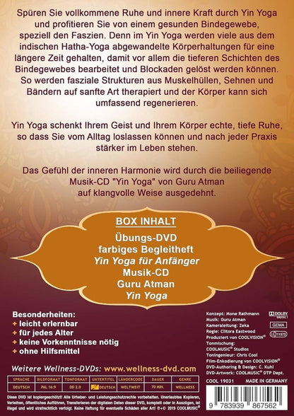 Yin Yoga Box,1 DVD + 1 Audio-CD: Set inklusive Anfänger-DVD, Übungsheft und Musik-CD