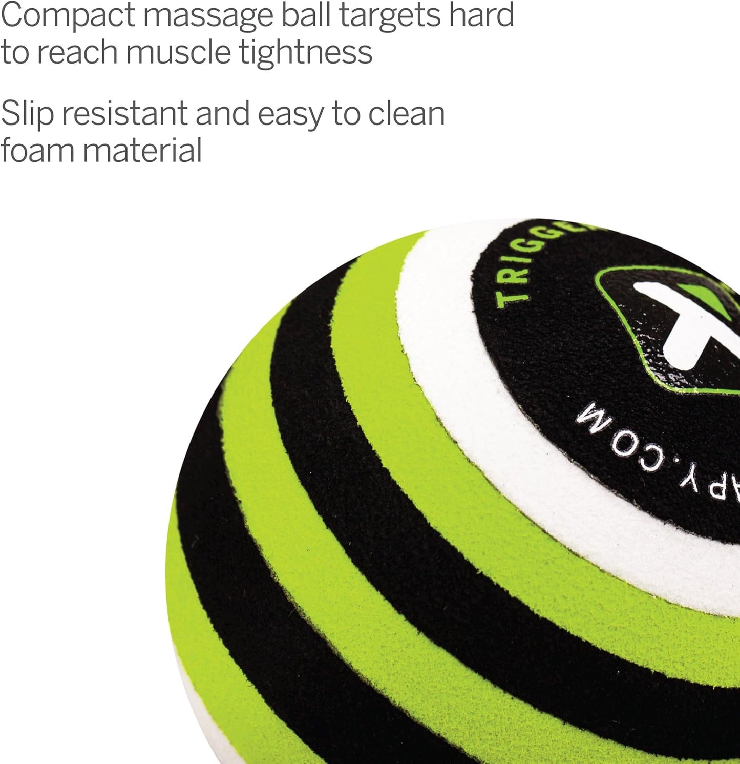 TriggerPoint Foam Massage Ball for Deep Tissue Massage – Ideal for Muscle Recovery, Myofascial Release, and Pain Relief – Compact and Durable Design MB1, 5cm