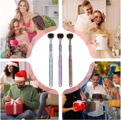 Three Headed Toothbrush, Travel Toothbrush, Multi-Sided Toothbrush, Triple Angle Toothbrush, Toothbrush for Adults and Children, Modern Toothbrush Design, Effective Oral Care, Compact Travel Toothbrus