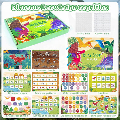 Peeokuo 3 Pack Montessori Busy Book for Toddlers 3+, Kindergarten/Prek/Preschool Learning Activities, Autism Sensory Book, Quiet Activity Book, Educational Toys Learning Materials for Kids Ages 3-5