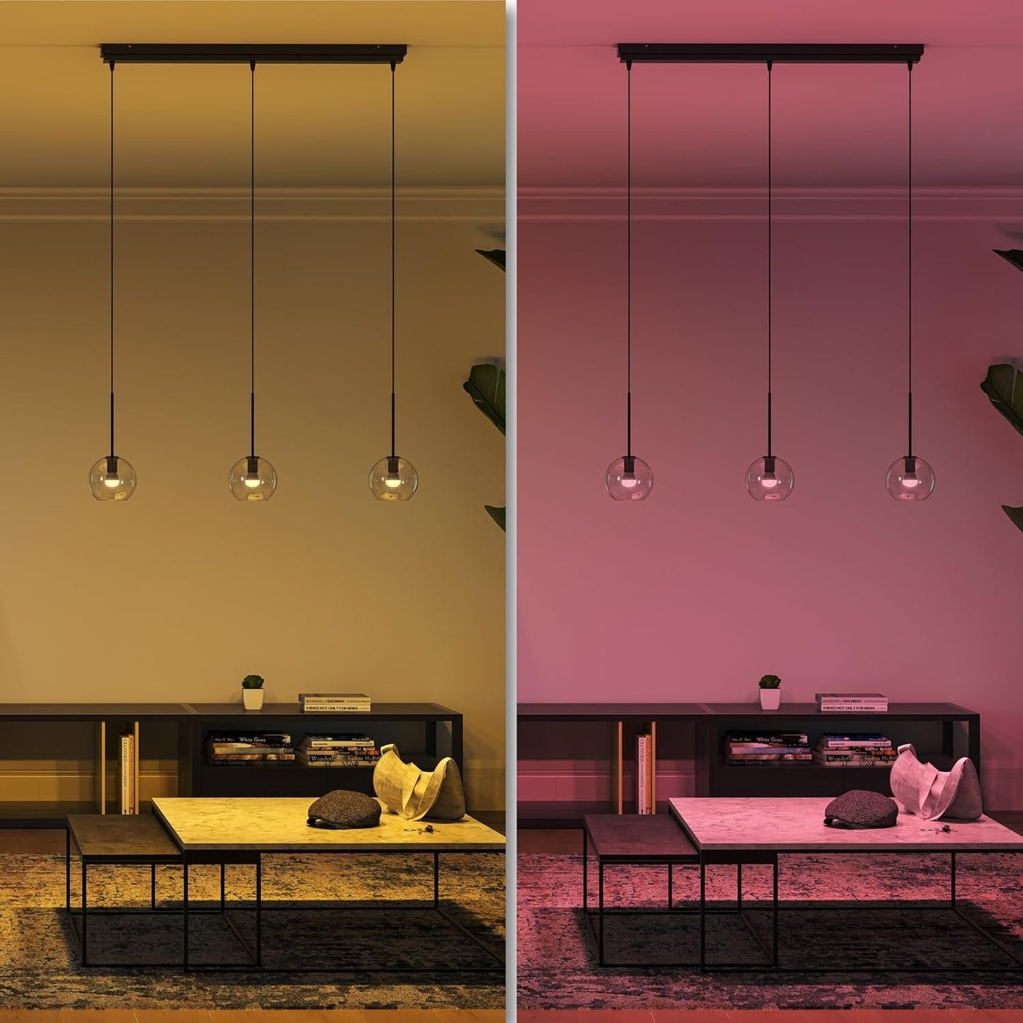 Philips Hue White and Colour Ambiance Luster Smart LED Light Bulb 1 Pack [E14 Edison Screw] for Indoor Home Lighting, Livingroom, Bedroom.