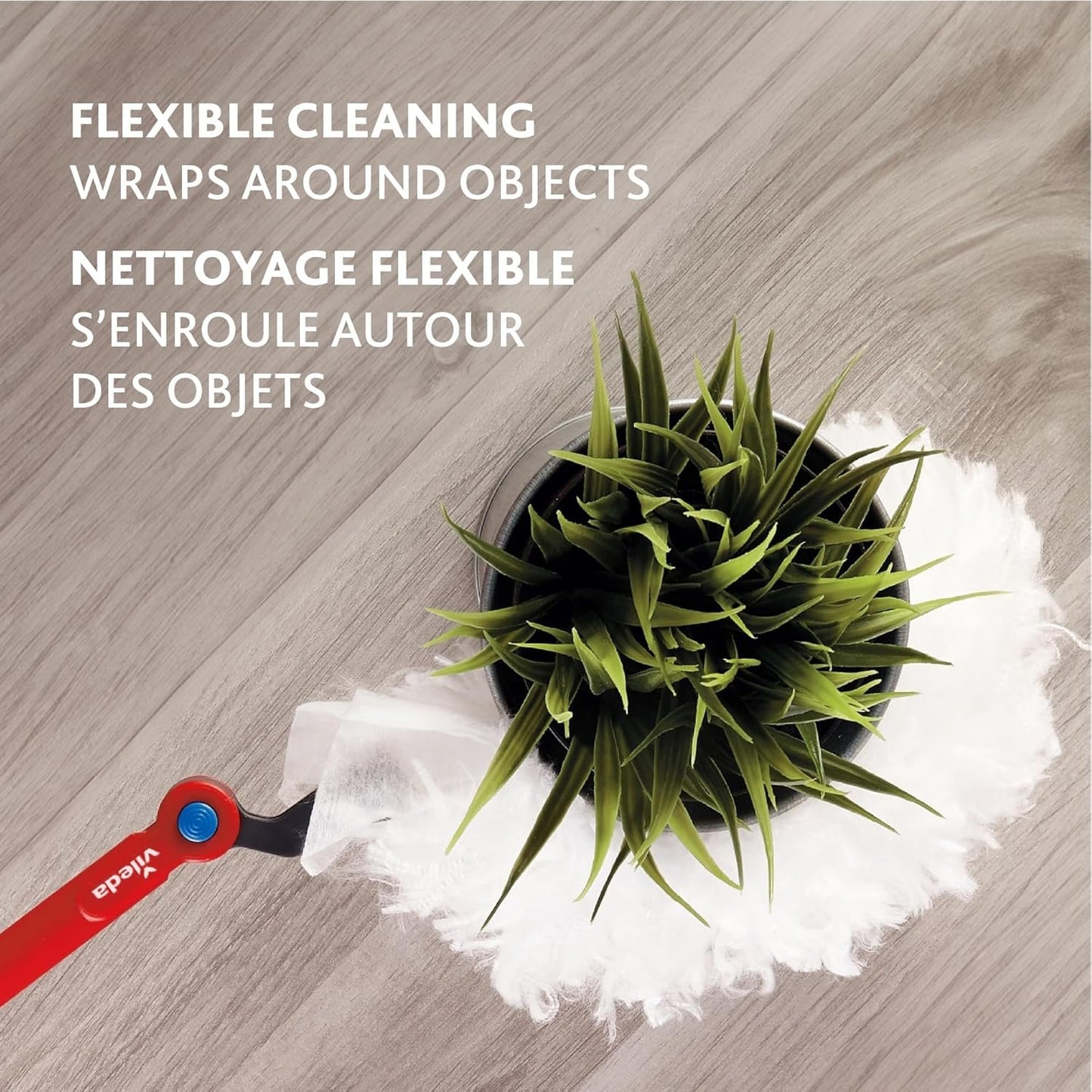 Vileda Flex & Catch Heavy Duty Duster Refills (5 Count) | Disposable Refill with Cleaning Fibres Made of 100% Recycled Materials