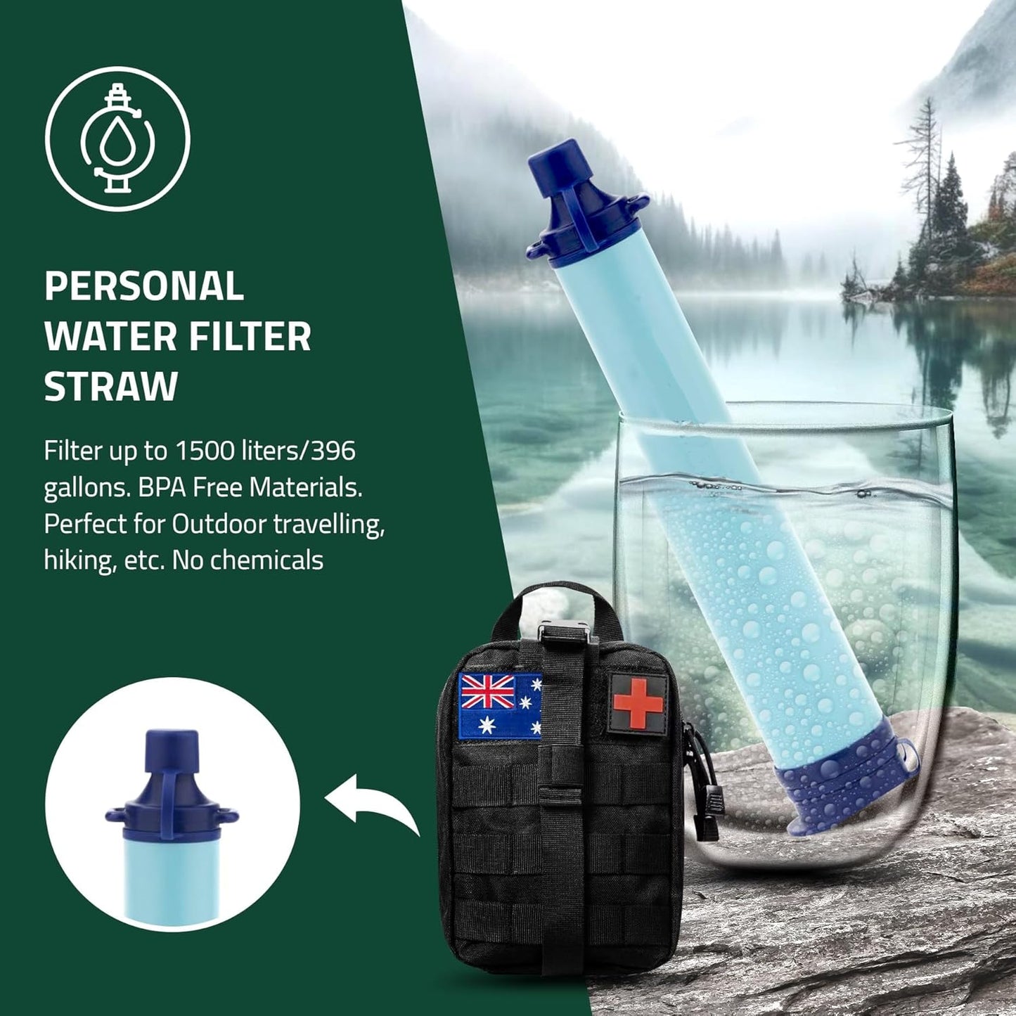 Survival Kit, 249 PCS Emergency kit and First Aid Kit for Outdoor, Survival Gear with Molle System, Professional Outdoor Tool for Camping, Earthquake, Outdoor Adventure, Hiking and Hunting
