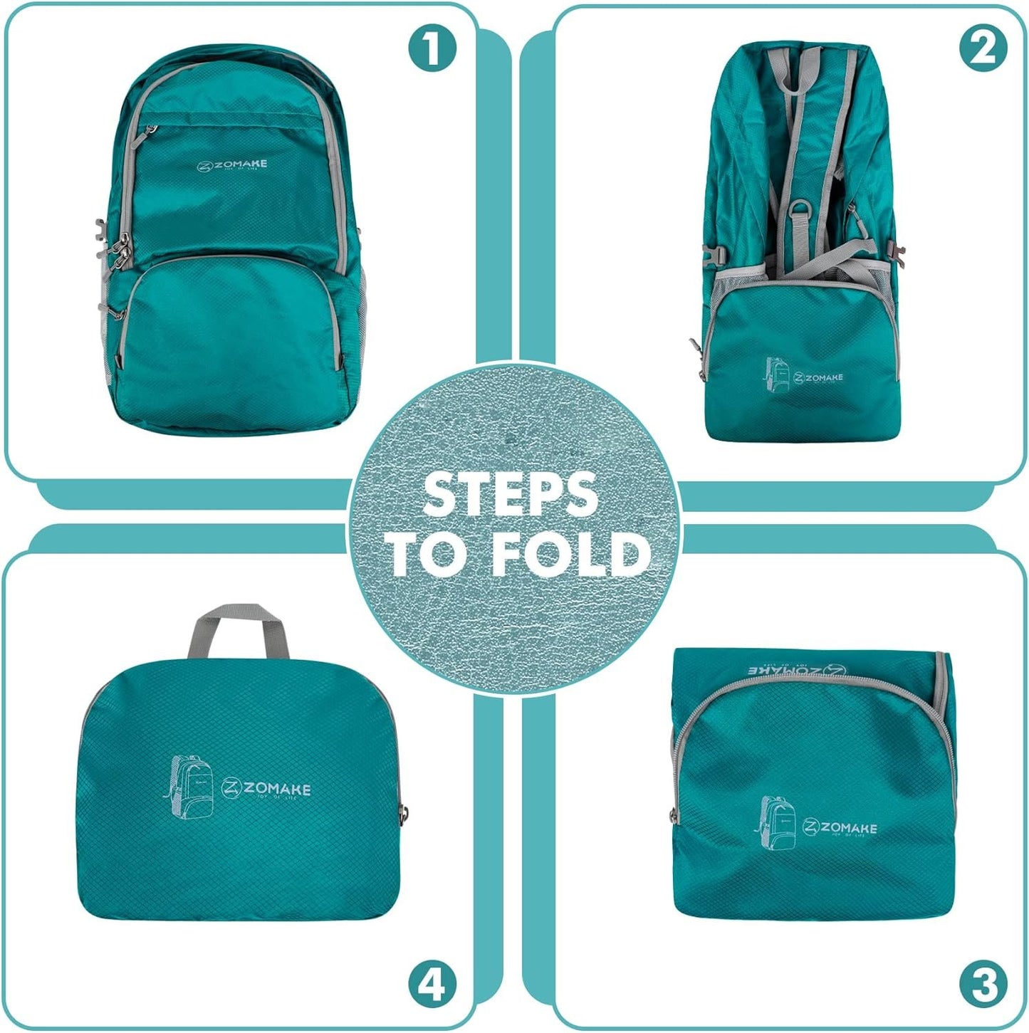 ZOMAKE Lightweight Packable Backpack 30L