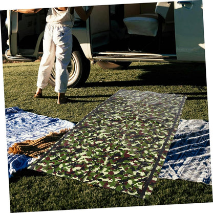 TOYANDONA 1 Set Thermal Insulation Emergency Survival Sleeping Tent Lightweight Portable Bivy Sack for Camping Hiking and Critical Situations Robust Warm Keeping Blanket Camouflage