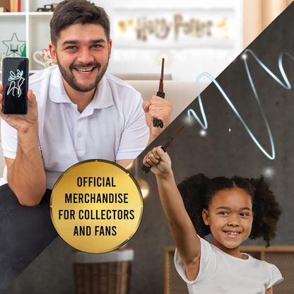 WOW! STUFF Harry Potter Lumos Wand 7' Light-Up, Official Wizarding World Gifts, Toys And Collectables, Role Play or Dress-up Costume Accessory for Fans, Girls And Boys, Ages 3+ to Adult