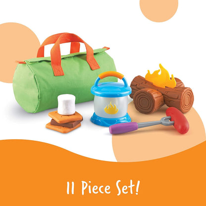 Learning Resources New Sprouts Camp Out!, Imaginative Play, Camping Toy, 11 Pieces, Ages 2+