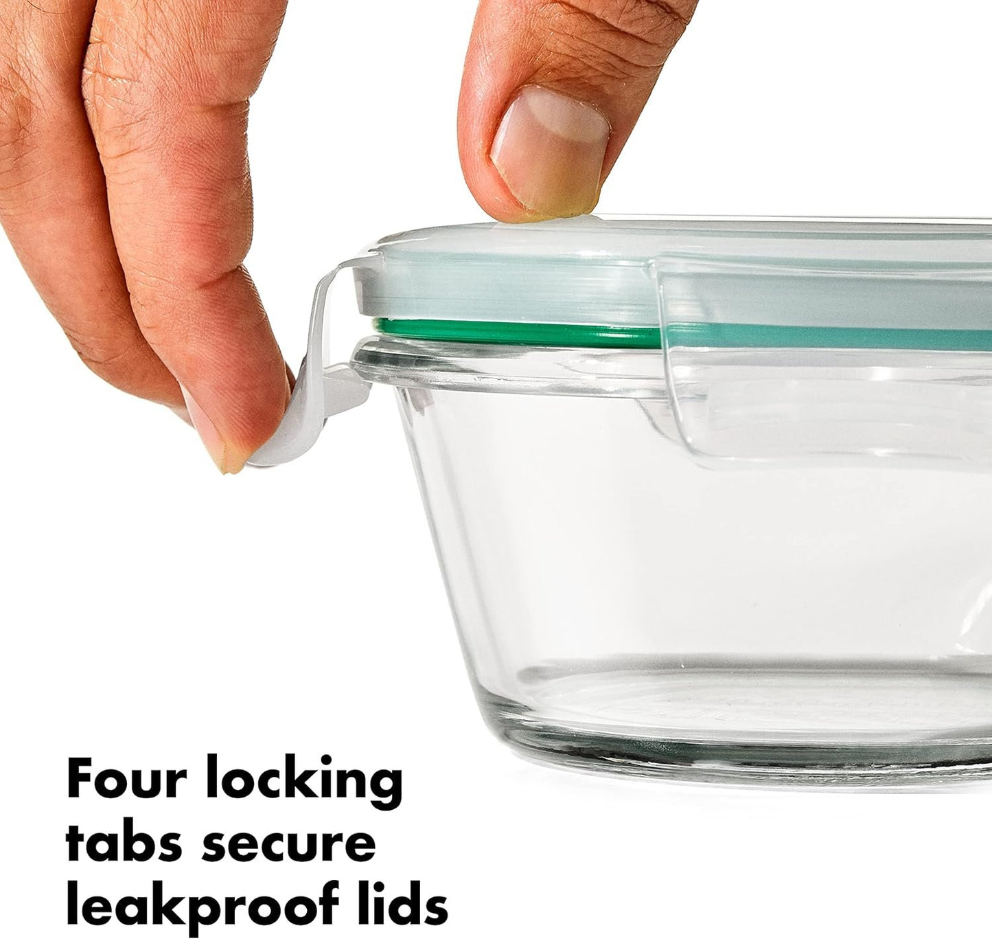 OXO Good Grips 8 Piece Prep, Serve and Store Smart Seal Glass Food Storage Set