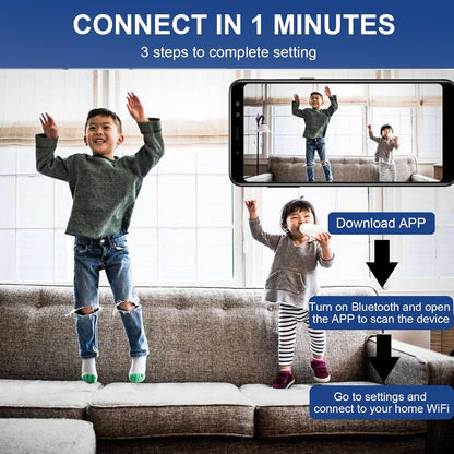 3 Pack Hidden Spy Camera, WiFi Mini HD 1080P Wireless Camera for Home Office Security, Small Nanny Cam with Motion Sensor Night Vision, APP Control Camera for Baby, Pets(Video Only)