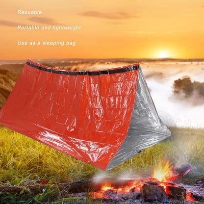 Emergency Survival Shelter Tent, Tube Tent Survival Shelter Resist Wind Snow for Earthquake Relief Camping Hiking Outdoor Adventures(#1)