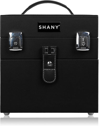 SHANY Color Matters - Nail Accessories Organizer and Makeup Train Case - Black
