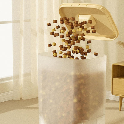 Uqezagpa Set di mangiatoie automatiche e ciotole per acqua e cani di piccola taglia con contenitore trasparente per alimenti per la casa