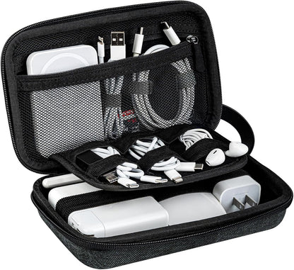 JETech Travel Accessories Organizer Case, Portable Electronic Pouch Gadget Bag for MacBook Power Adapter, Cable, Stylus Pen, SD Card, Charger, Mouse, Power Bank, USB Flash Drive