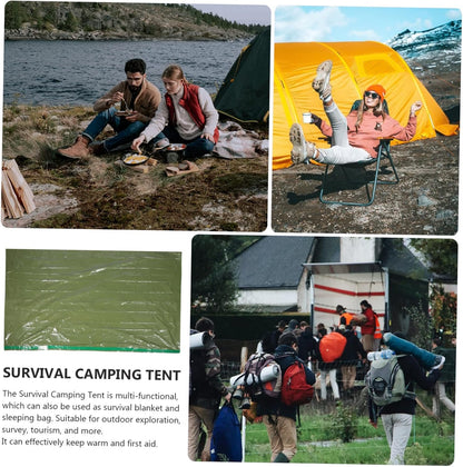 BESPORTBLE Survival Sleeping Tent First Aid Blanket Outdoor Supply Emergency Tent