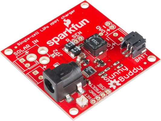 SparkFun Sunny Buddy - MPPT Solar Charger (MPPT) Solar Charger for Single-Cell LiPo Batteries LT3652 Power Tracking 2A Battery Charging Circuit